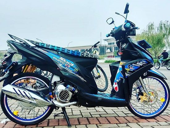 Kumpulan Gambar modifikasi motor mio em3 Terpopuler