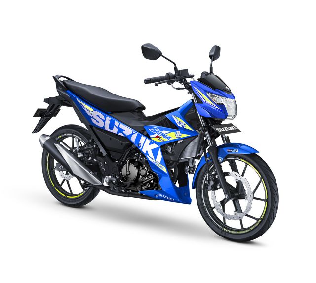 Modif Motor Satria Fu Warna Biru