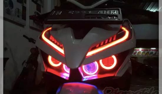 modifikasi modifikasi vario  125  led babylook