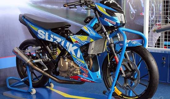 Modifikasi Satria 2 Tak Road Race : Agus Chikens Borong Podium Matic