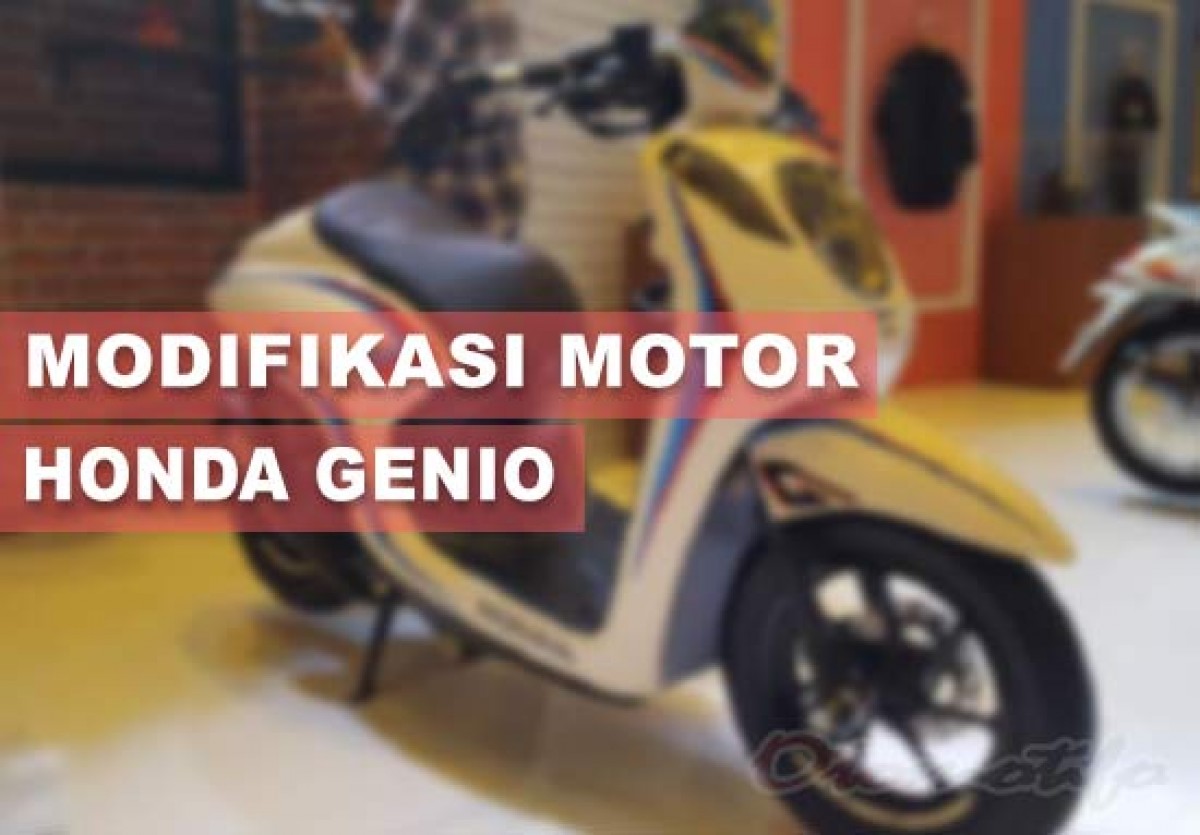 2019 Modifikasi Motor Genio Terbaik Ala Cafe Racer Terbaru Otomotifo